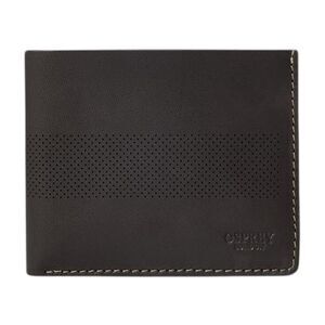 Osprey Arthur Perforated Leather Card Holder / Black